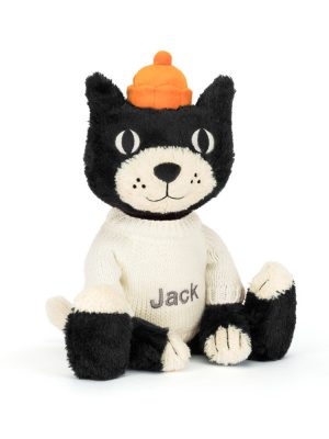 Jellycat Jack with Personalised Cream Jumper