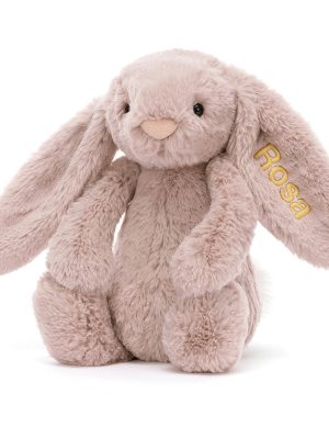 Personalized Bashful Luxe Bunny Rosa Medium