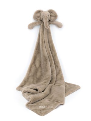 Personalized Smudge Elephant Blankie