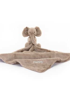 Personalized Smudge Elephant Soother