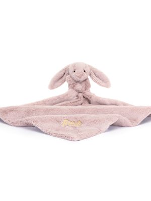 Personalized Bashful Luxe Bunny Rosa Soother