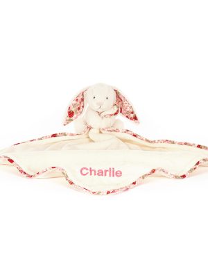 Personalized Blossom Cream Bunny 'Berry' Soother