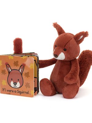 If I Were a Squirrel Board Book and Bashful Squirrel Medium