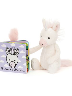 If I Were a Unicorn Board Book & Bashful Unicorn Medium