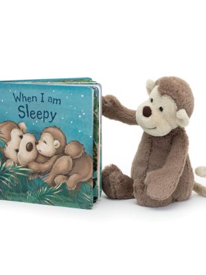 When I Am Sleepy Book and Bashful Monkey Medium
