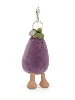 Amuseables Eggplant Bag Charm
